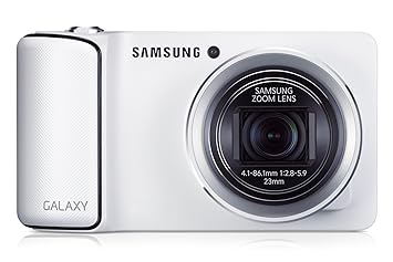 Samsung Galaxy Kamera (16 Megapixel, 21-Fach Opt. Zoom, 12,2 cm (4,8 Zoll) Touchscreen, Cortex A9, Quad-Core, 1,4GHz, WiFi, 3