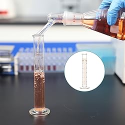 stonylab 1-Pack Graduated Cylinder, Borosilicate