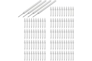 400 Pack Double Head Skirting Thread Seamless Nails with 4 Nail Sleeve Tools, Carbon Steel Non-Marking Nails for Skirting Boa