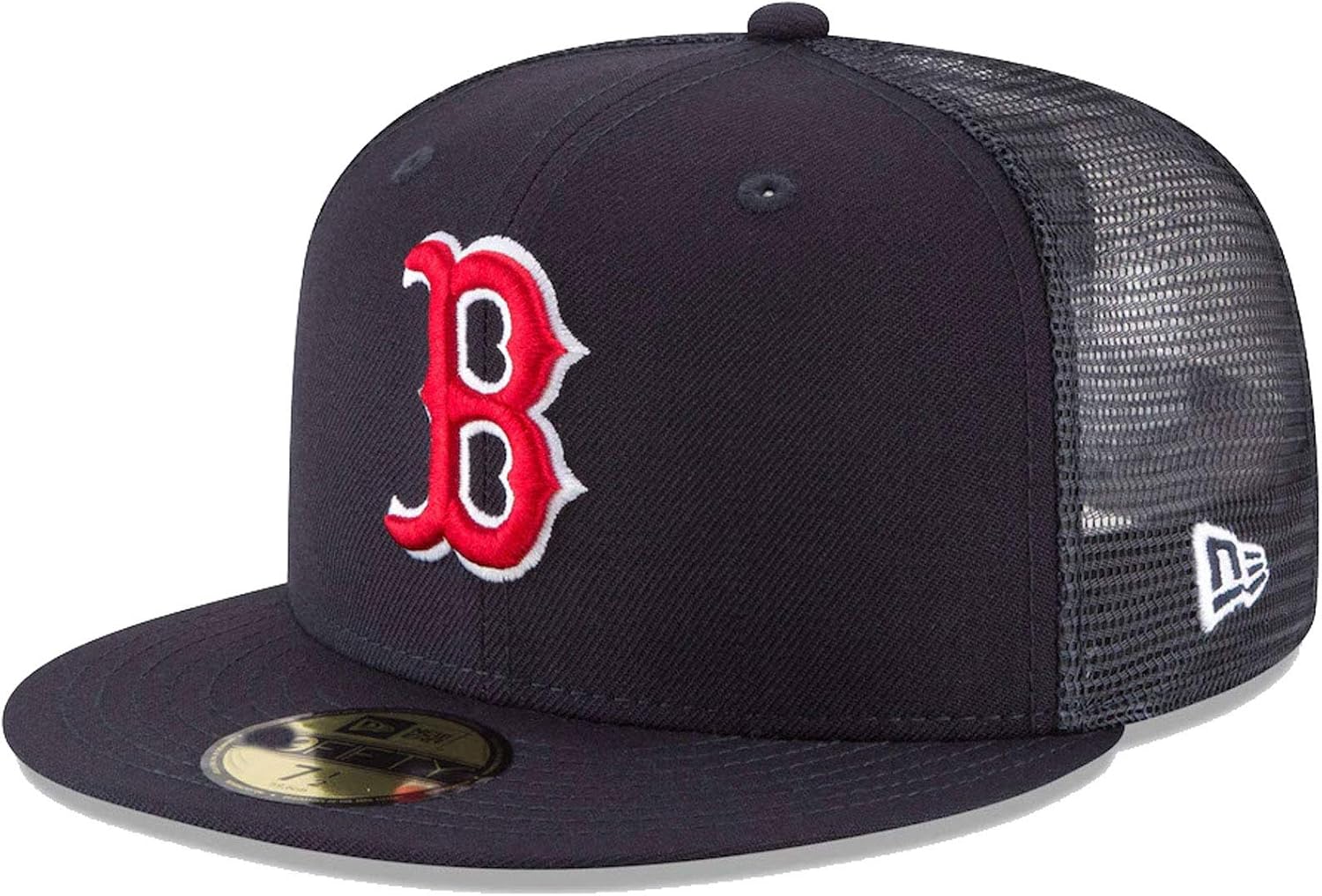 New Era Men's MLB Boston Red Sox 950 Classic Trucker Snapback Hat Navy