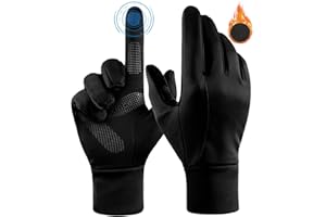 Winter Gloves Men Women Warm: Touch Screen Water Resistant Windproof Anti Slip for Bike Cycling Driving Running Hiking