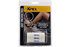 XPEL Clear Universal Door Sill Guard - 60" x 2.75" - Ultimate Protection for Car or Truck Door Sills against High Traffic and Damage, Easy to Install Interior Protection Film Kit