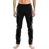 INBIKE Winter Cycling Pants Men, Windproof Fleece Lined Sweatpants for Biking Running Hiking Mountain Bike Outdoor Sports