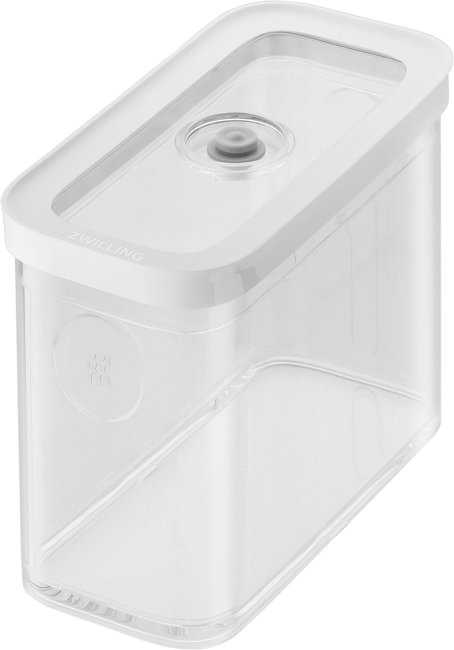 ZWILLING FRESH & SAVE CUBE Box, size 2M, modular & stackable container, airtight & vacuumable storage, dishwasher friendly, transparent