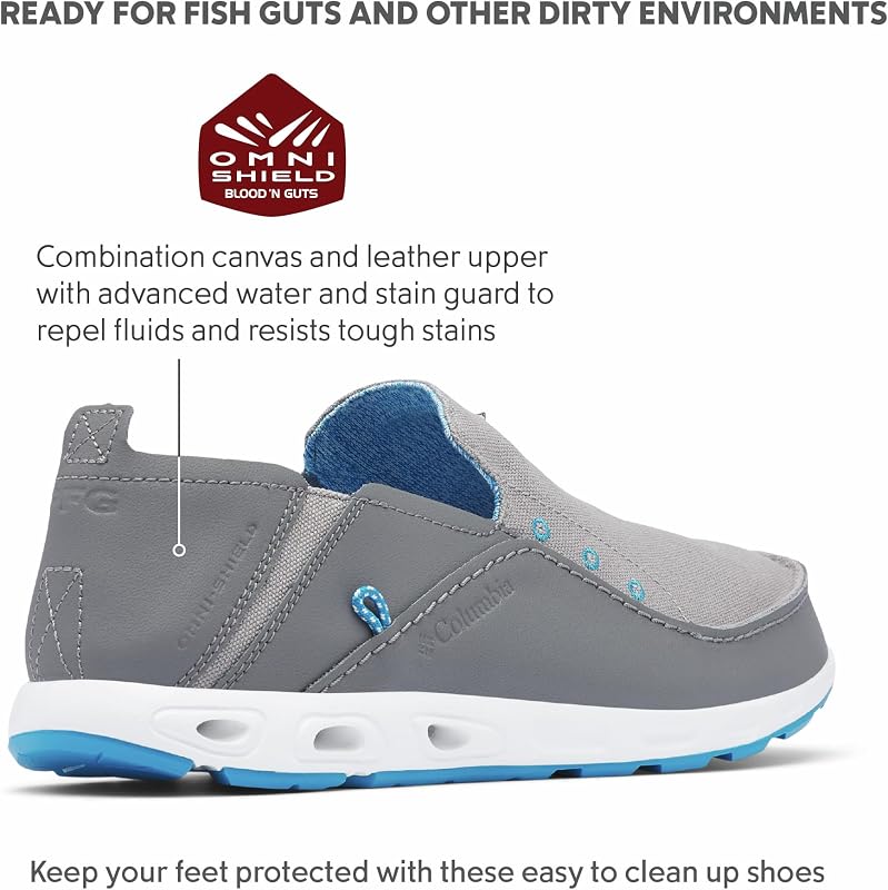 Herren Bahama Vent PFG Bootsschuh Ti Titanium Pool Old, 42 EU