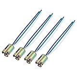 uxcell 4 Pcs 3 Wires 1157 Bulb Socket Brake Turn