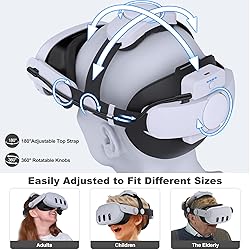 Kawaye for Meta Quest 3S/3/Quest 2 Head Strap with