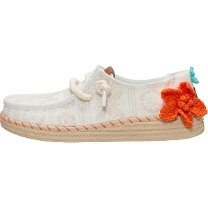 HEYDUDE Women's Wendy Espadrille Moana Slip On Shoe | Lightweight Loafer | Flexible EVA Sole | Easy On Fit