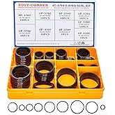 BUSY-CORNER 4C-4784 Print D-Ring Kit, Nitrile 90, Hydraulic Hose Fitting Drings, Fits Cat Caterpillar Excavator 2701535 4C478