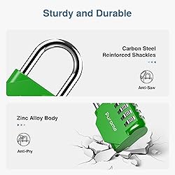Puroma 1 Pack Combination Lock for Locker 4 Digit