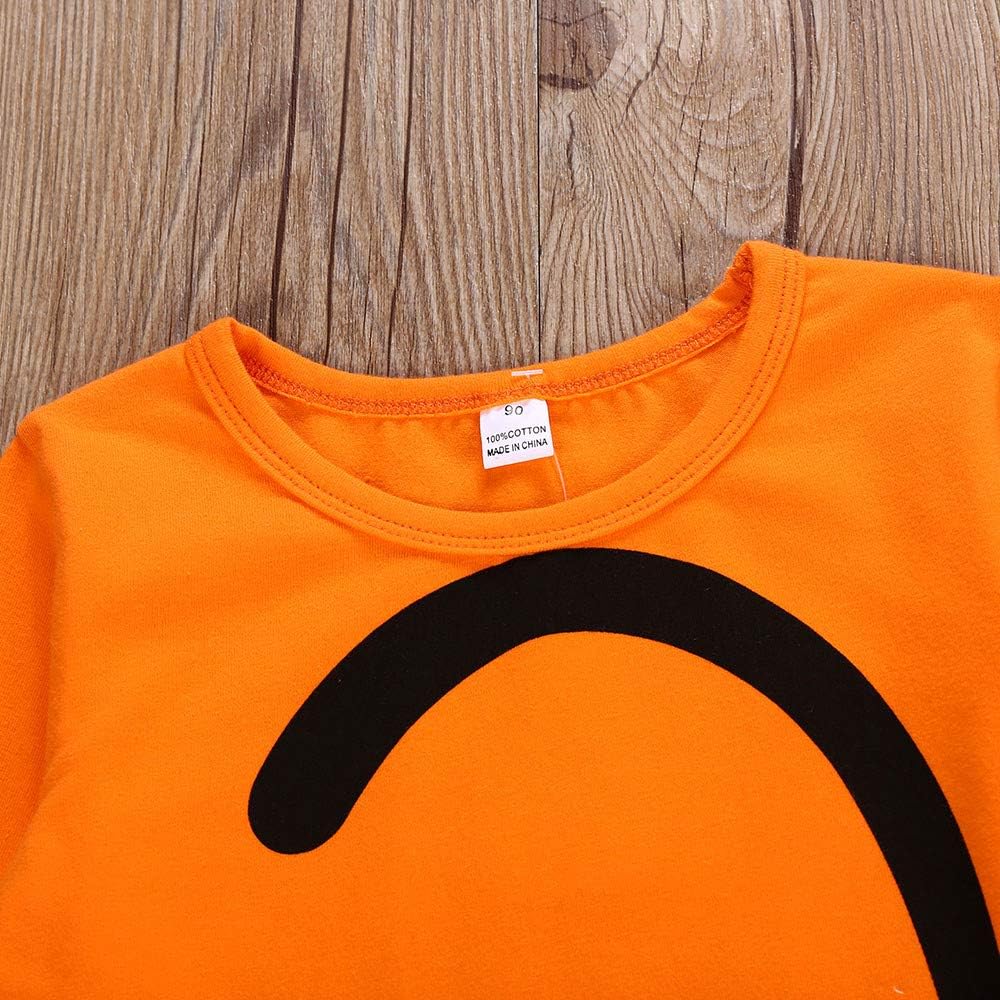 Imjono Fashion Ensembles Bebe Fille Coton Automne Robes De Chat Impression Hauts Manches Longues Rayures Pantalons Halloween Costume Ensemble De Tenues 2pcs Bebe Bodys Vssansthan Org