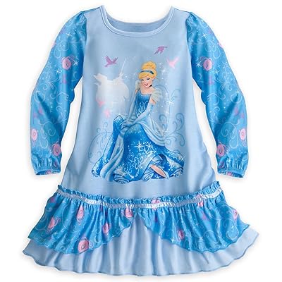 Disney Cinderella Long Sleeve Nightgown, Blue, Size Kenya Ubuy