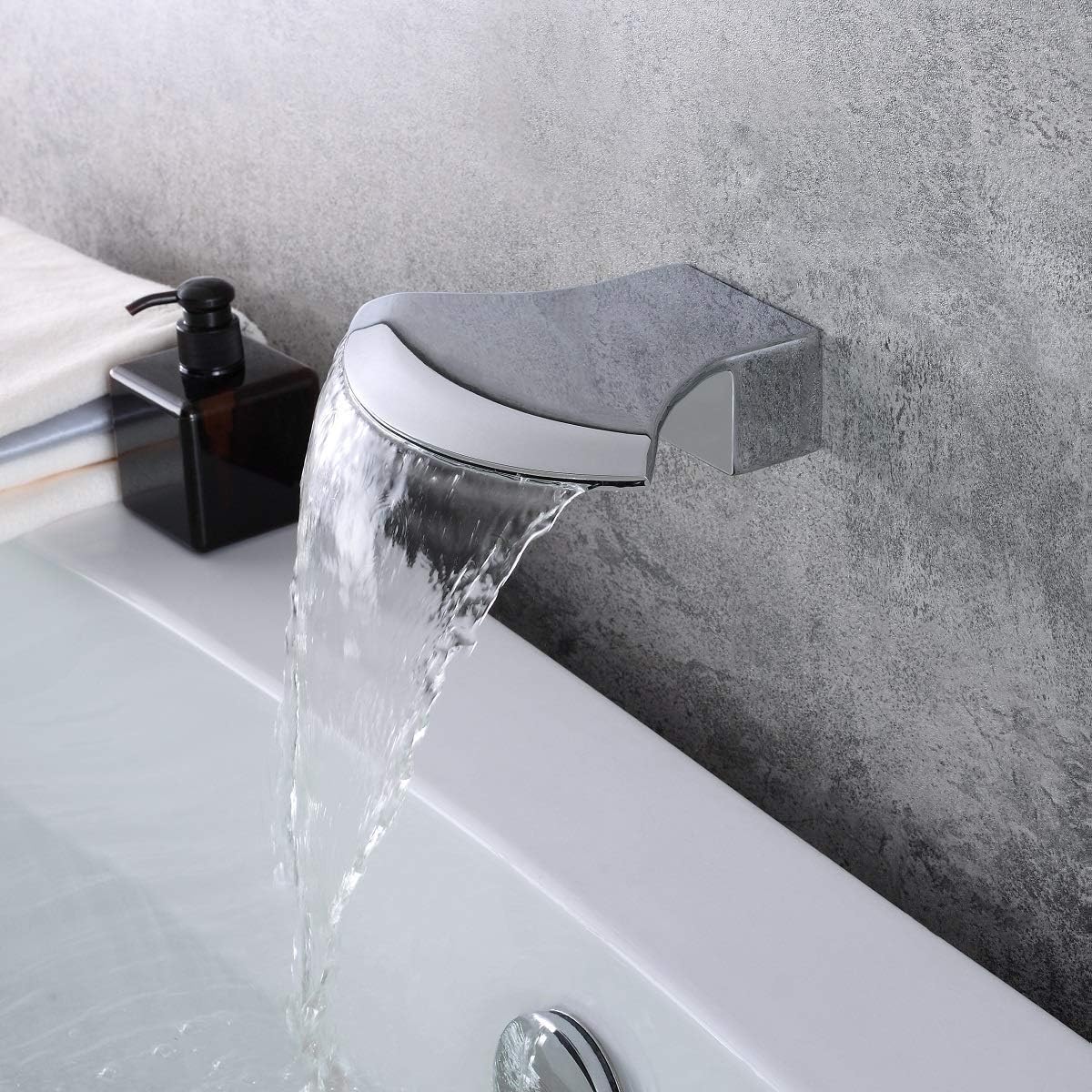 Kunmai Moderne En Acier Inoxydable Cascade Mural Bec De Baignoire En Chrome Poli Amazon Fr Bricolage Kunmai Moderne En Acier Inoxydable Cascade Mural Bec De Baignoire En Chrome Poli Amazon Fr Bricolage