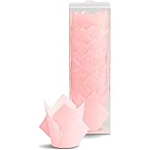Tulip Baking Cupcake Liners: 100 Liner Count Cupcake and Muffin Wrappers (Pink)