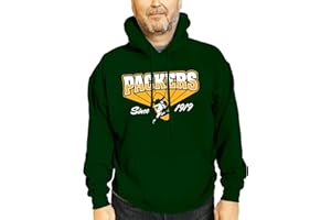 Team Fan Apparel NFL Adult Unisex Vintage Block Ultra Soft Fleece Hooded Sweatshirt, Officially Licensed Football Performance