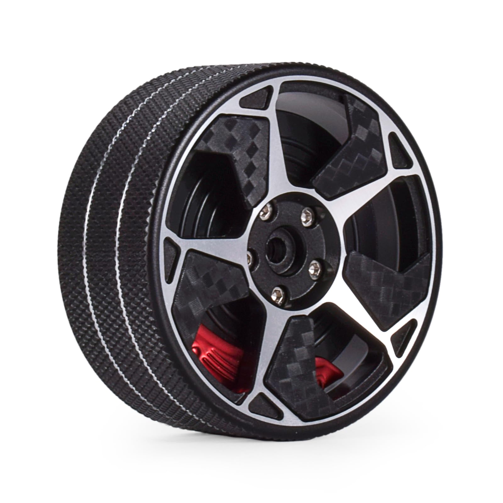 DUMBORC RC Transmitter Metal Steering Wheel Replacement Accessory for RC Transmitter DUMBORC X10P/DDF-350