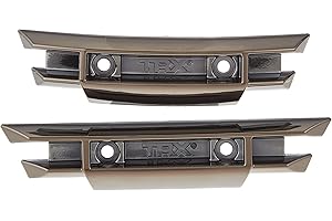 Traxxas 5335X Bumpers Front and Rear Black Chrome, Revo