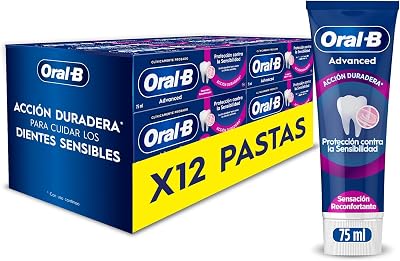 Dentífrico Advanced Protección contra La Sensibilidad, Pack 12x75 ml