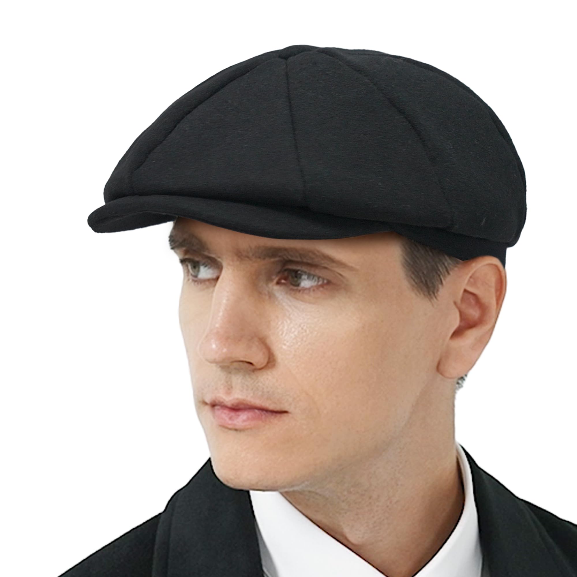Men's Newsboy Caps KUJUHA Newsboy Cap For Men Adjustable Irish