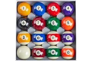 Billmart Billiard Balls Set 16 Pool Table Balls