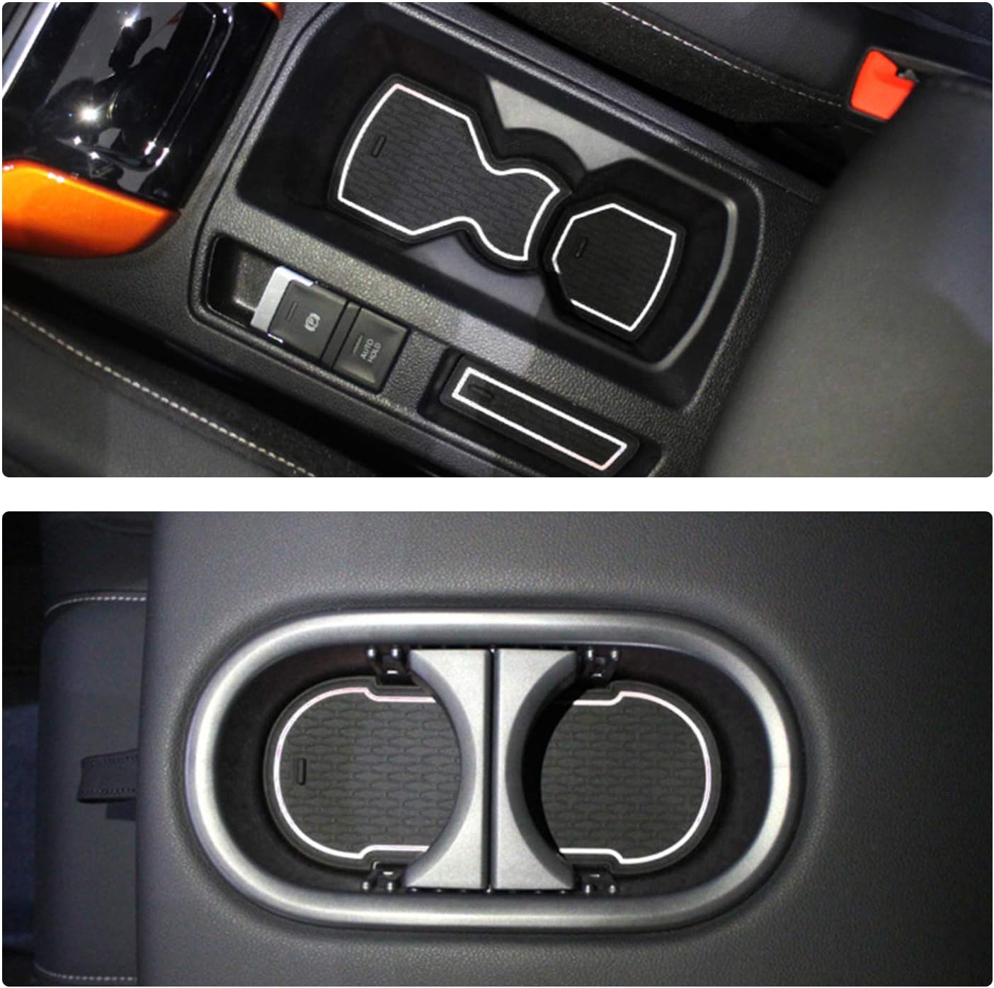 YEE PIN Car Door Slot Anti Slip Pad Compatible with V W T Ro c 2018-2022 Car Interior Water Cup Storage Box Non-Slip Mat Rubber Mat - Image 3