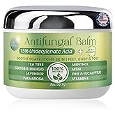 PURPLE CANYON Anti Fungal Balm with 15% Undecylenic Acid – Antifungal for Athletes Foot, Jock Itch & Ringworm – Tea Tree, Menthol & Essential Oils