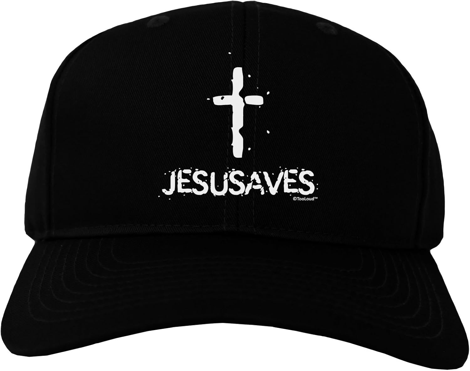 Jesus Saves Cross Design Adult Dark Baseball Cap Hat TooLoud JESUSAVES