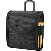 Cosmos Golf Ball Pouch Golf Tees and Divot Repair Tool Holder Nylon Golf Bag Accessories Belt Bag Gifts for Men