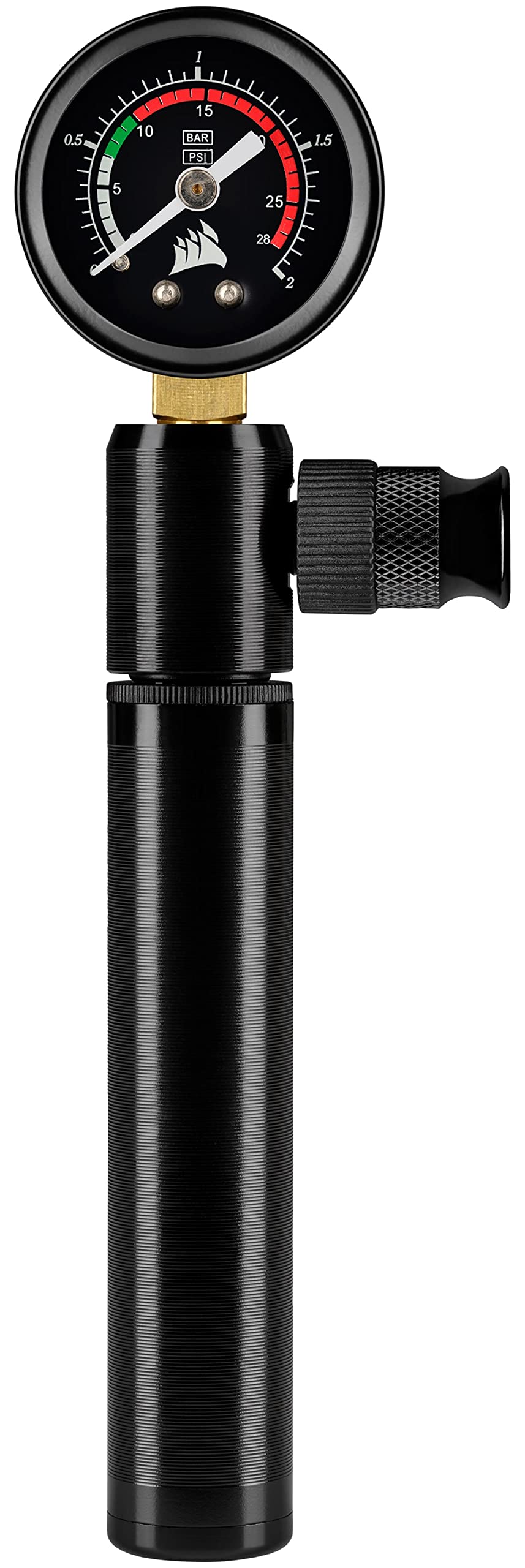 Corsair Hydro X Series XT Pressure Leak Tester Tool Kit (Quick and Safe, Hand-Operated Air Pump Included, Precise Pressure Readings, 20cm Connection Hose System) Black, CX-9071002-WW