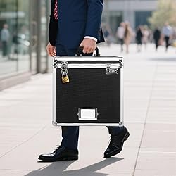 VEVOR Portable File Storage Box, 15.6 x 12.6 x 15