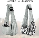 PETLOFT Puppy Sling Dog Sling Cat Sling Adjustable Carrier up to 4.99kg Light view 5