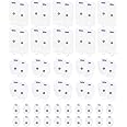 Premium Quality TENS Electrodes, 60 Pack Assortment with Small, Large and XL TENS Replacement Electrode Pads for TENS Units, Discount TENS Brand (Mega, 60 Pack)