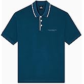 Armani Exchange Mens Regular Fit Small Text Logo Polo