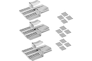 30pcs Drywall Fastener Repair Clips, Stainless Steel Drywall Sheetrock Hole Repair Clips Accessories with 60pcs Screws Fits 1