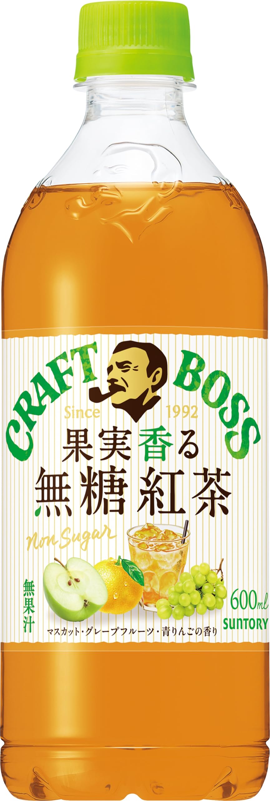 サントリー クラフトボス 果実香る無糖紅茶 600ml×24本商品画像