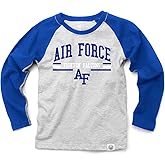 Wes and Willy NCAA Kids LS Raglan Tee