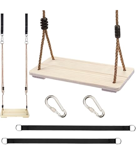 Columpio Para Adultos, Columpio De Tabla De Madera Columpio Infantil Columpio De Madera Maxima Comodidad Jadeshay A