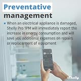 Shelly Pro 1PM Smart Wi-Fi Relay Switch Power Meter DIN Rail Alexa Google No Hub view 5