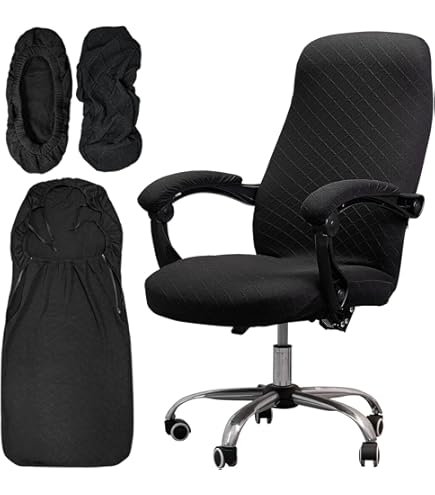Funda Grua De Jacquard Para Silla De Jefe De Oficina, Funda Elástica Para Asiento De Silla De Ordenador Giratoria, Fundas Elásticas Para Sillas Con Reposabrazos - AliExprs