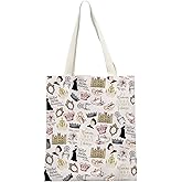 TV Show Inspired Gift V. Crawley Quote Inspired Gift TV Show Merchandise Zipper Pouch Makeup Bag for Fans Women (Down TV Pattern Tote)