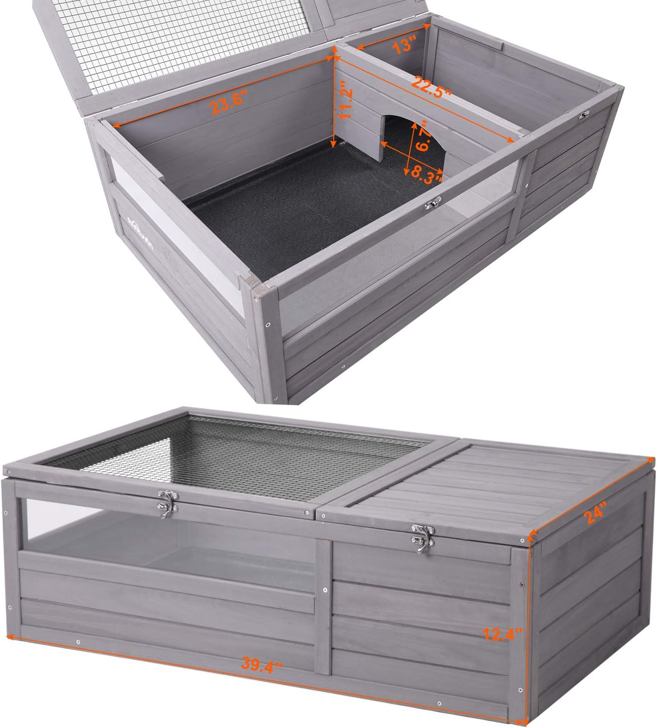 plastic tortoise house