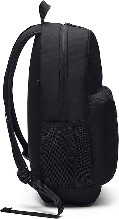 plain black nike backpack