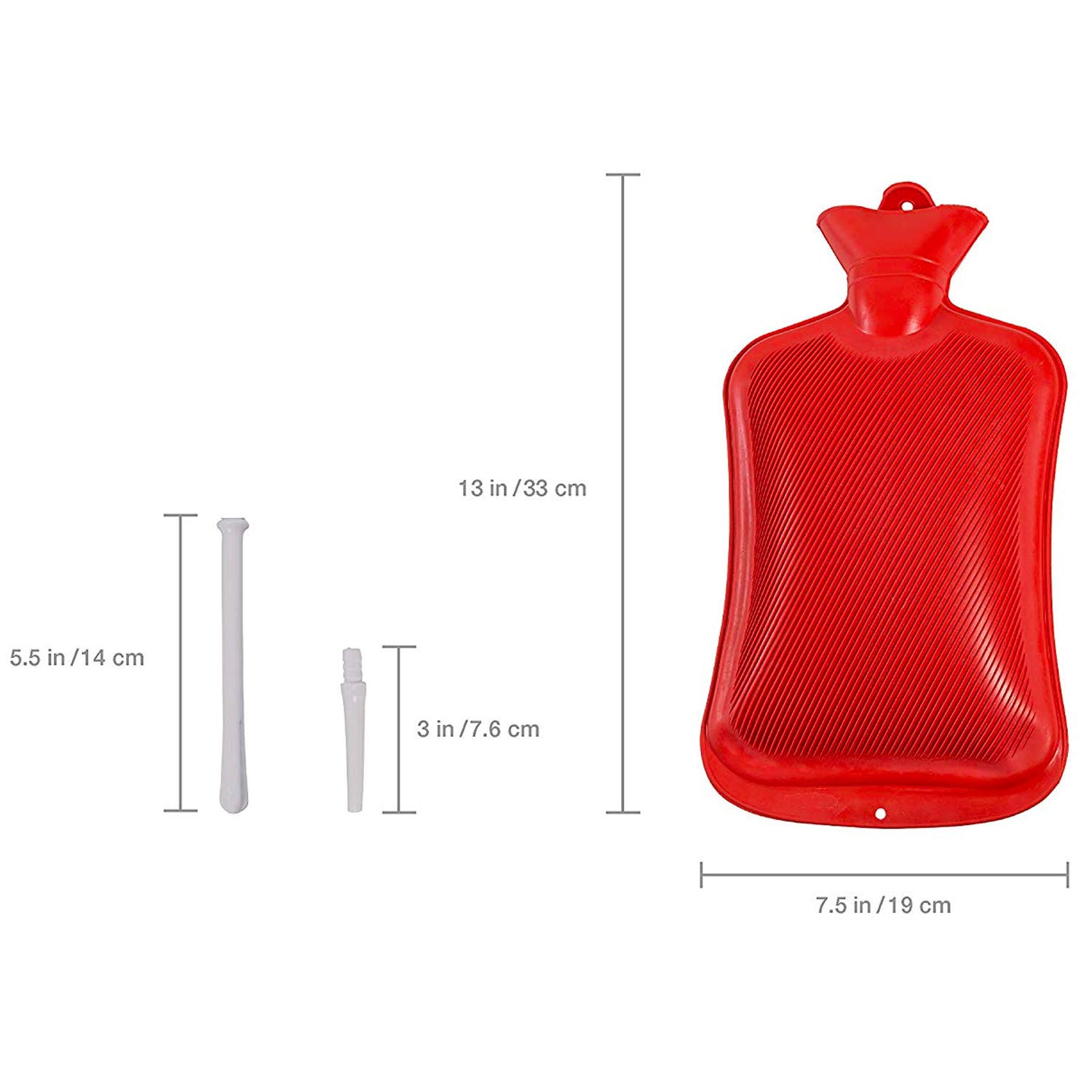 MABIS Reusable Hot Water Bottle, Enema and Douche Kit Helps to Alleviate Pain Associated with