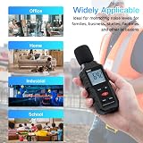 Mcbazel Decibel Sound Meter 30-130 dB A-weighted Digital Backlit LCD view 8