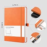 Rettacy Notebook A5 Lined Hardback 2 Pack 376 Pages 100gsm 8 Perforated Sheets view 2