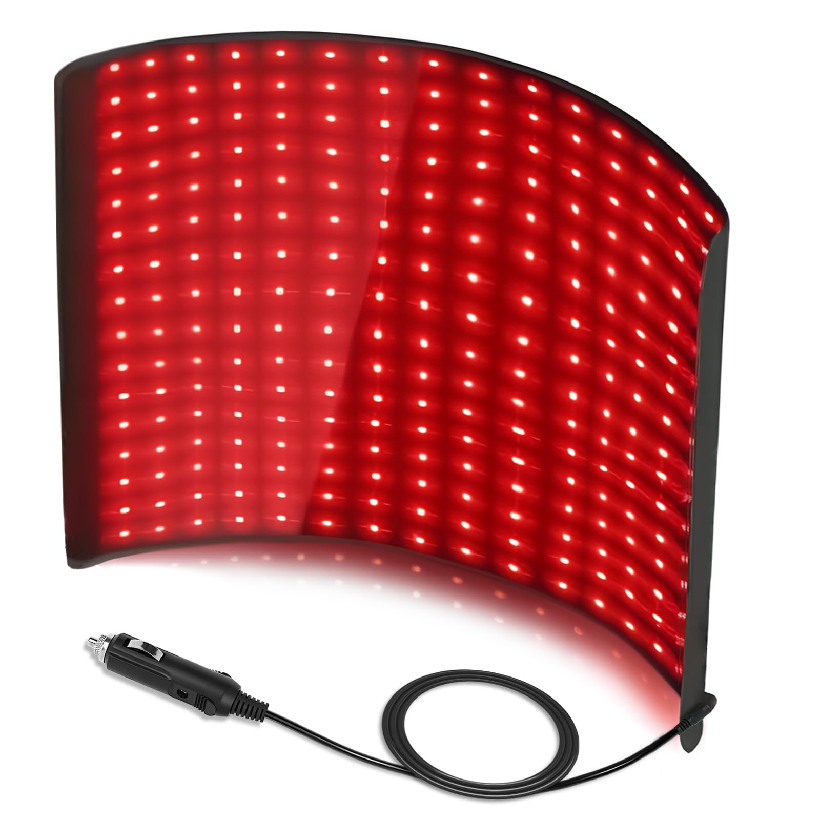 Photo 1 of 50W Powerful Red Light Therapy for Belt, 765 LEDs 3 in 1 Chip 660nm&Dual 850nm Red Light Therapy Heating Pad, Pads Belt Wearable Wrap, Infrared Light Therapy for Feet Knee Back Waist Pain for Driving