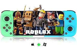 arVin Wireless Gaming Controller for iPhone Android Gamepad Joystick for iPhone 15/14/13, iOS, iPad, MacBook, Samsung Galaxy S23/22/21, TCL, One Plus, Tablet, PC, Call of Duty Mobile, Genshin, Diablo