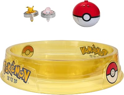 Pokemon Battle Spinner Arena Set with Two Battle Spinners and Launchers
