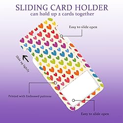 Onevenvi ID Badge Holder with Lanyard, Colorful