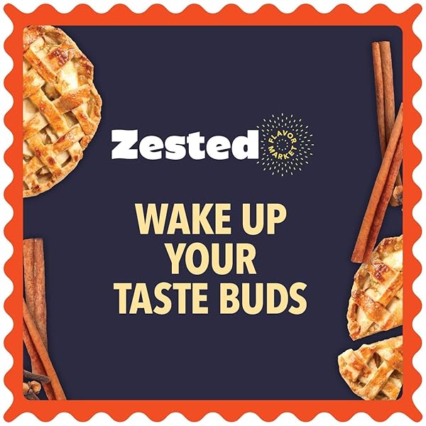 ZESTED FLAVOR MARKET APPLE PIE SPICE – FOR BAKING & DESSERTS WITH APPLE PIE SPICE SEASONING – SNACK FOOD DIPS, SPREADS & POPCORN SEASONING – GLUTEN-FREE & NUT-FREE HEALTHY SNACKS – 6 OZ POUCH